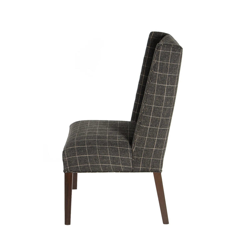 Wingback Dining Chair Juliette, Concord Pane Sable-Dining Chairs-Peninsula Home-LOOMLAN