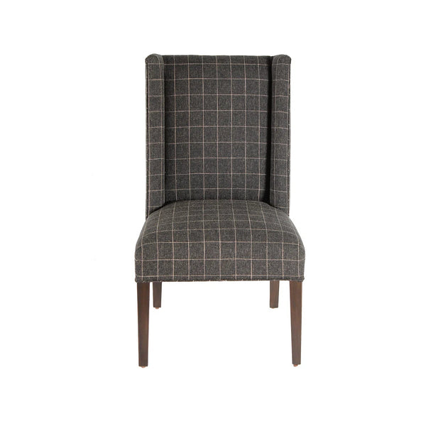 Wingback Dining Chair Juliette, Concord Pane Sable-Dining Chairs-Peninsula Home-LOOMLAN