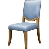 Winston Leather Stylish Dining Chair-Dining Chairs-Olivia + Quinn-LOOMLAN