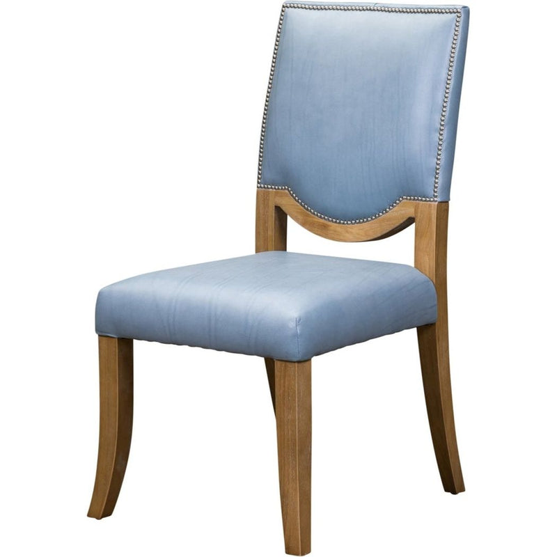 Winston Leather Stylish Dining Chair-Dining Chairs-Olivia + Quinn-LOOMLAN