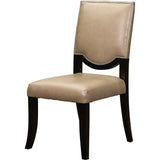 Winston Leather Stylish Dining Chair-Dining Chairs-Olivia + Quinn-LOOMLAN