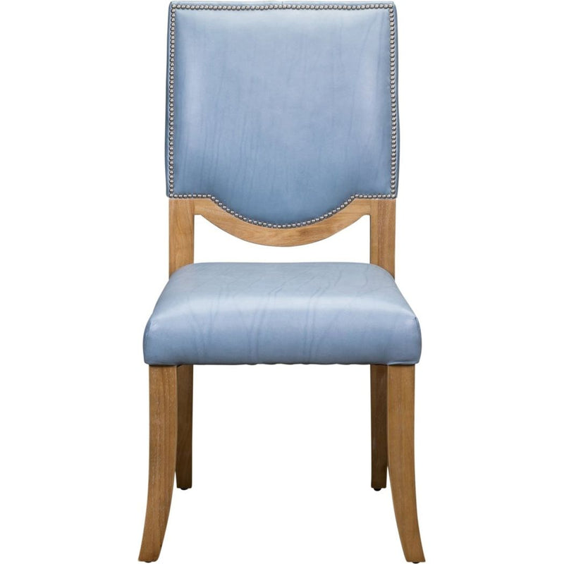 Winston Leather Stylish Dining Chair-Dining Chairs-Olivia + Quinn-LOOMLAN