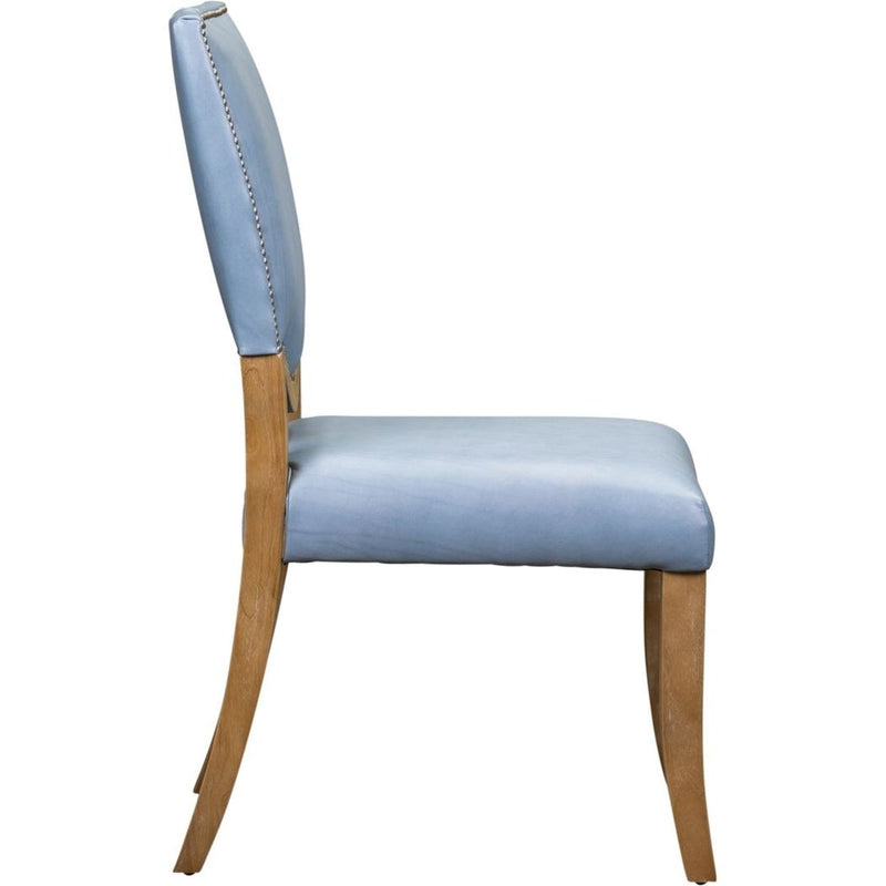 Winston Leather Stylish Dining Chair-Dining Chairs-Olivia + Quinn-LOOMLAN