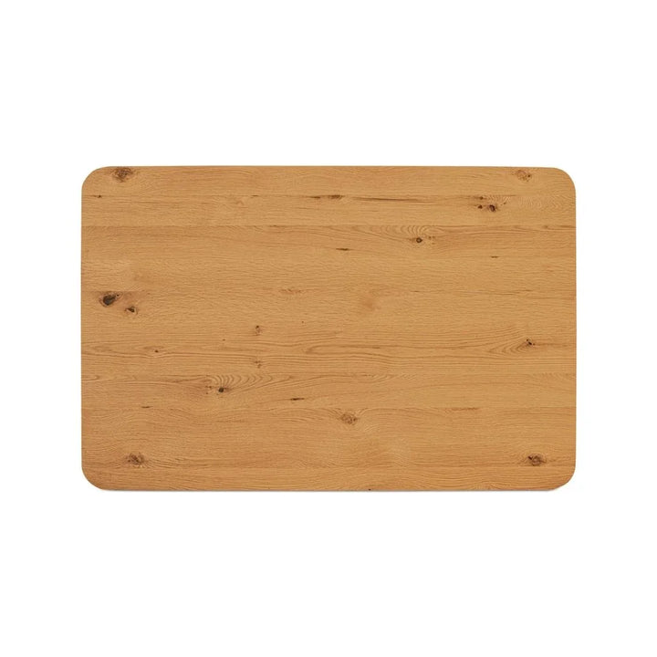 Winston Rustic Oak Plinth Base Coffee Table - LOOMLAN - Moe's Home - Coffee Tables