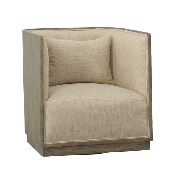 Wittman Bucket Seat Swivel Club Chair-Club Chairs-Furniture Classics-LOOMLAN