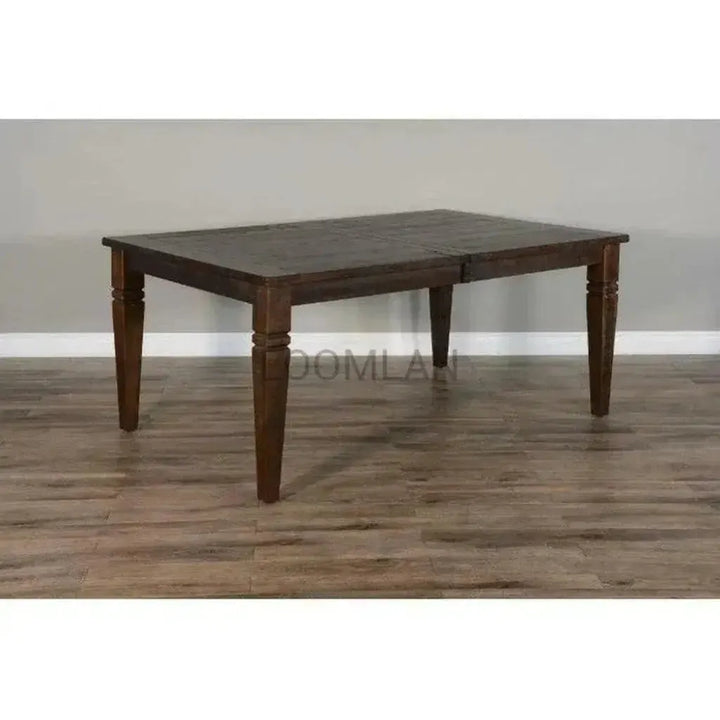 Wood Extendable Dining Table-Dining Tables-Sunny D-LOOMLAN