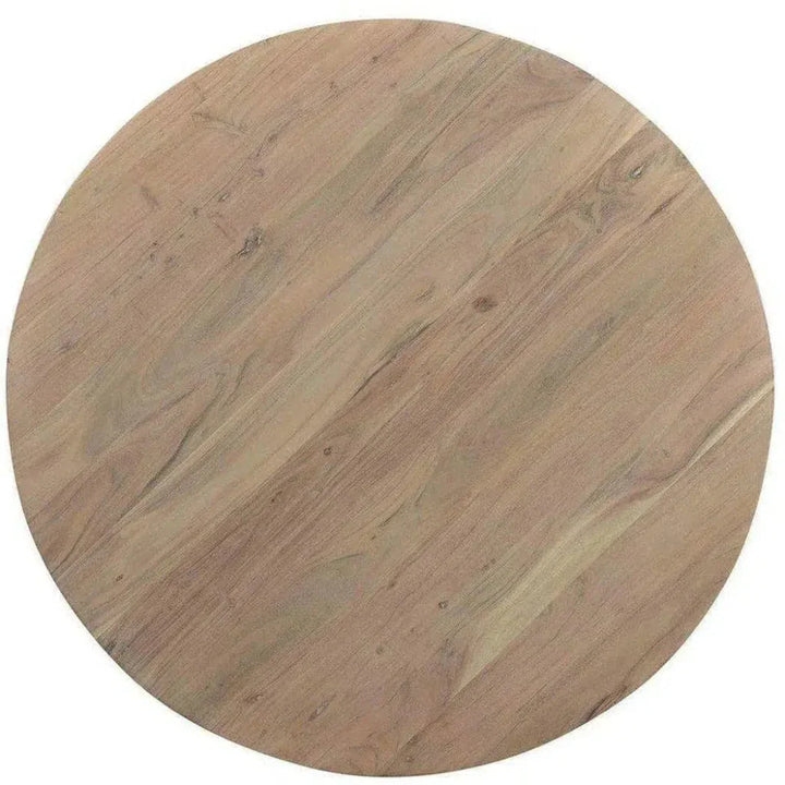 Wood Round Dining Table for 6Style-Dining Tables-Moe's Home-LOOMLAN