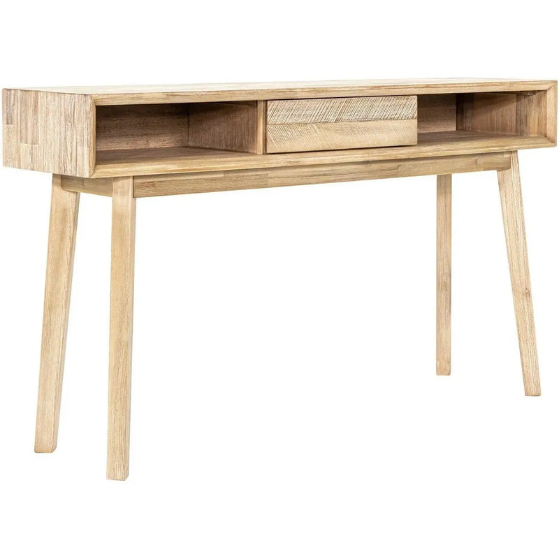 Wood Wood Base Color Slim Console Sofa Table Shelves