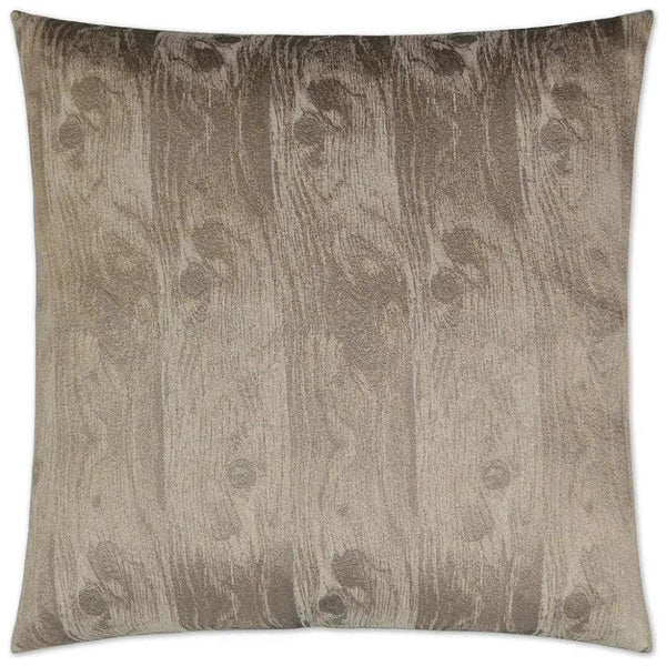 Woodgrain Cocoa Brown Throw Pillow Insert - LOOMLAN - D.V. Kap - Throw Pillows