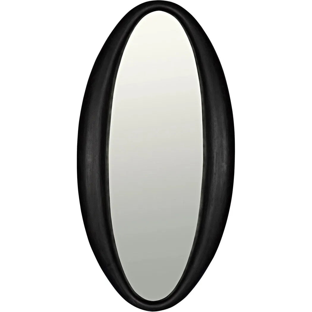 Woolsey Wood Black Vertical Mirror