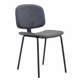 Worcester Dining Chair (Set of 2) Gray Dining Chairs LOOMLAN By Zuo Modern
