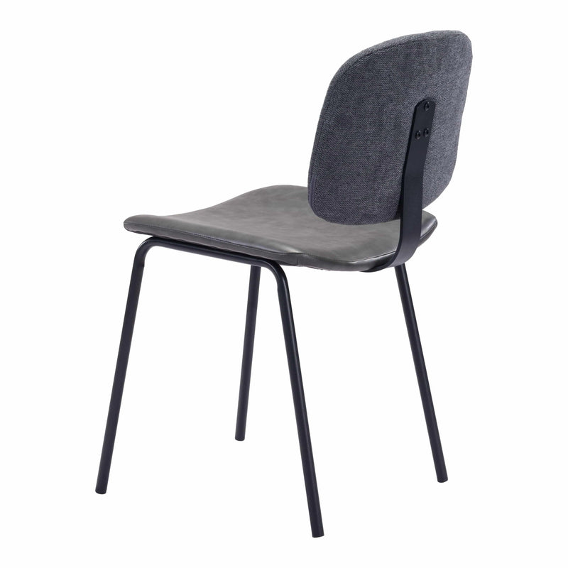 Worcester Dining Chair (Set of 2) Gray Dining Chairs LOOMLAN By Zuo Modern