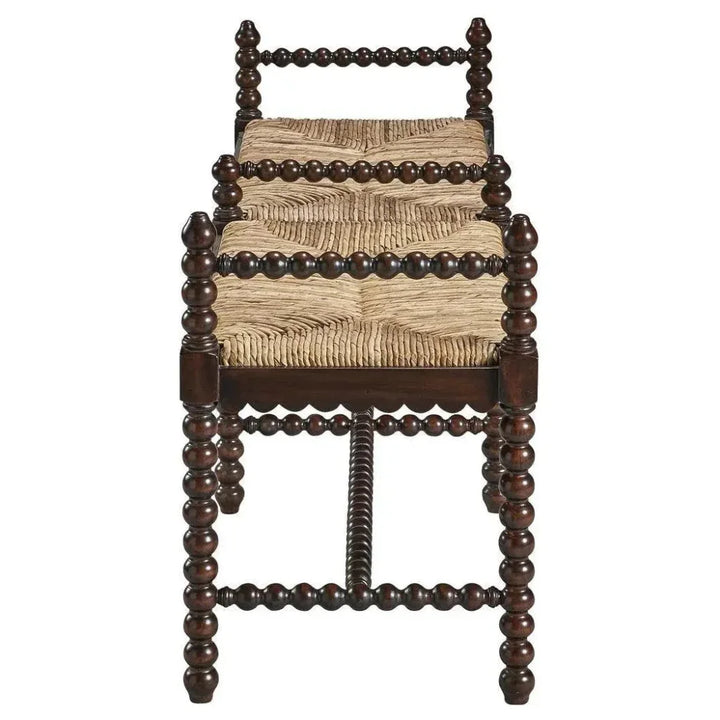 Worrel Mahogany Bench - LOOMLAN - Furniture Classics - Bedroom Benches