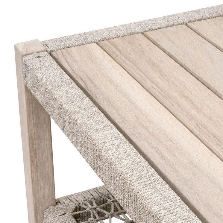 Wrap Outdoor Side Table With Storage Shelf Outdoor Side Tables LOOMLAN By Essentials For Living