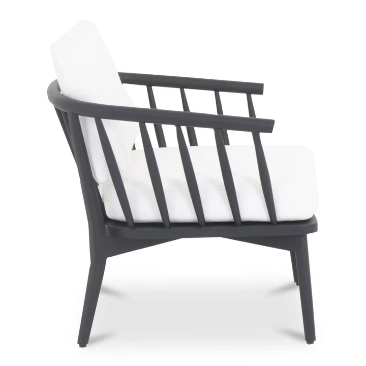 Wren Solid Teak Frame Outdoor Lounge Chair-Outdoor Lounge Chairs-Moe's Home-LOOMLAN