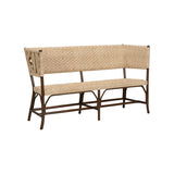 Wrightsburg Rope Wrap Bedroom Bench-Bedroom Benches-Chelsea House-Brown-LOOMLAN