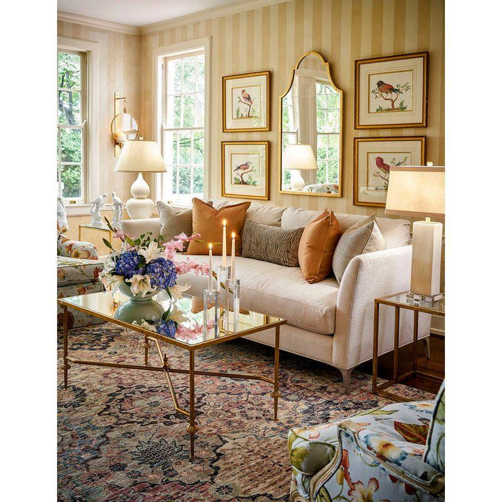 Wrought Iron Framed French Cocktail Table - LOOMLAN - Chelsea House - Coffee Tables