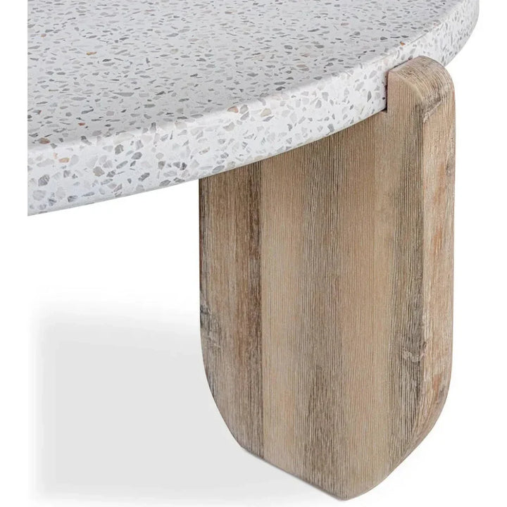 Wunder Terrazzo Round Coffee Table - LOOMLAN - Moe's Home - Coffee Tables