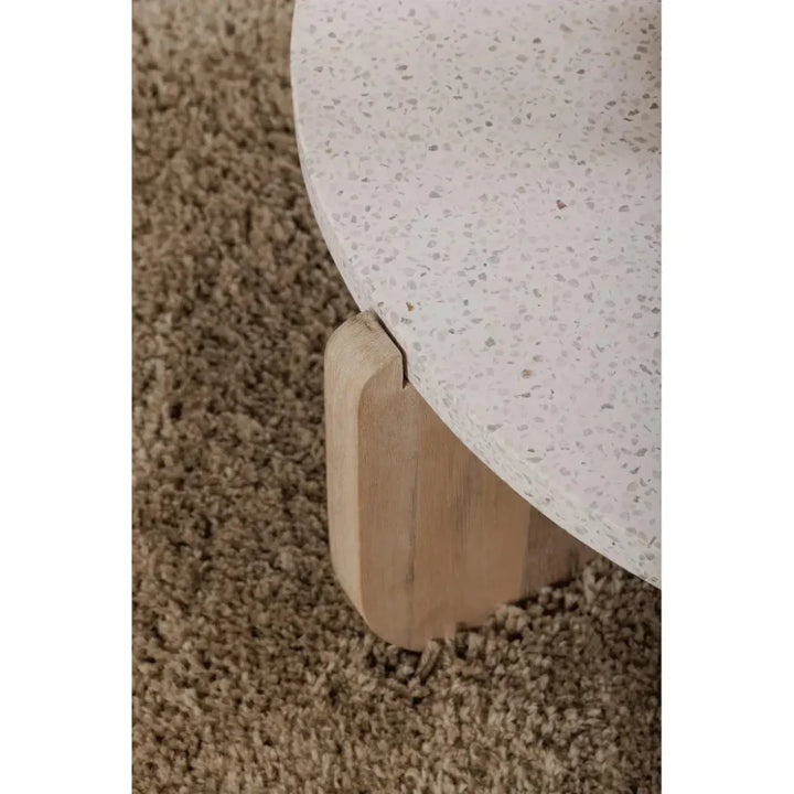 Wunder Terrazzo Round Coffee Table - LOOMLAN - Moe's Home - Coffee Tables