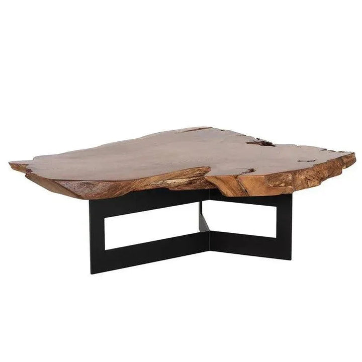 Wyatt Wooden Geometric Coffee Table - LOOMLAN - SUNPAN - Coffee Tables