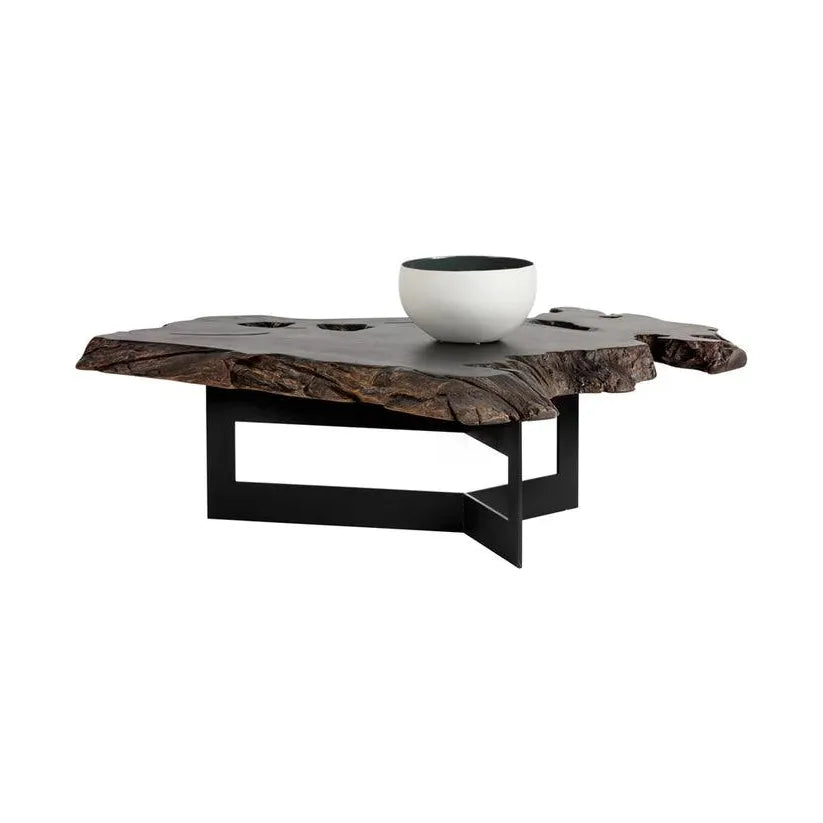 Wyatt Wooden Geometric Coffee Table