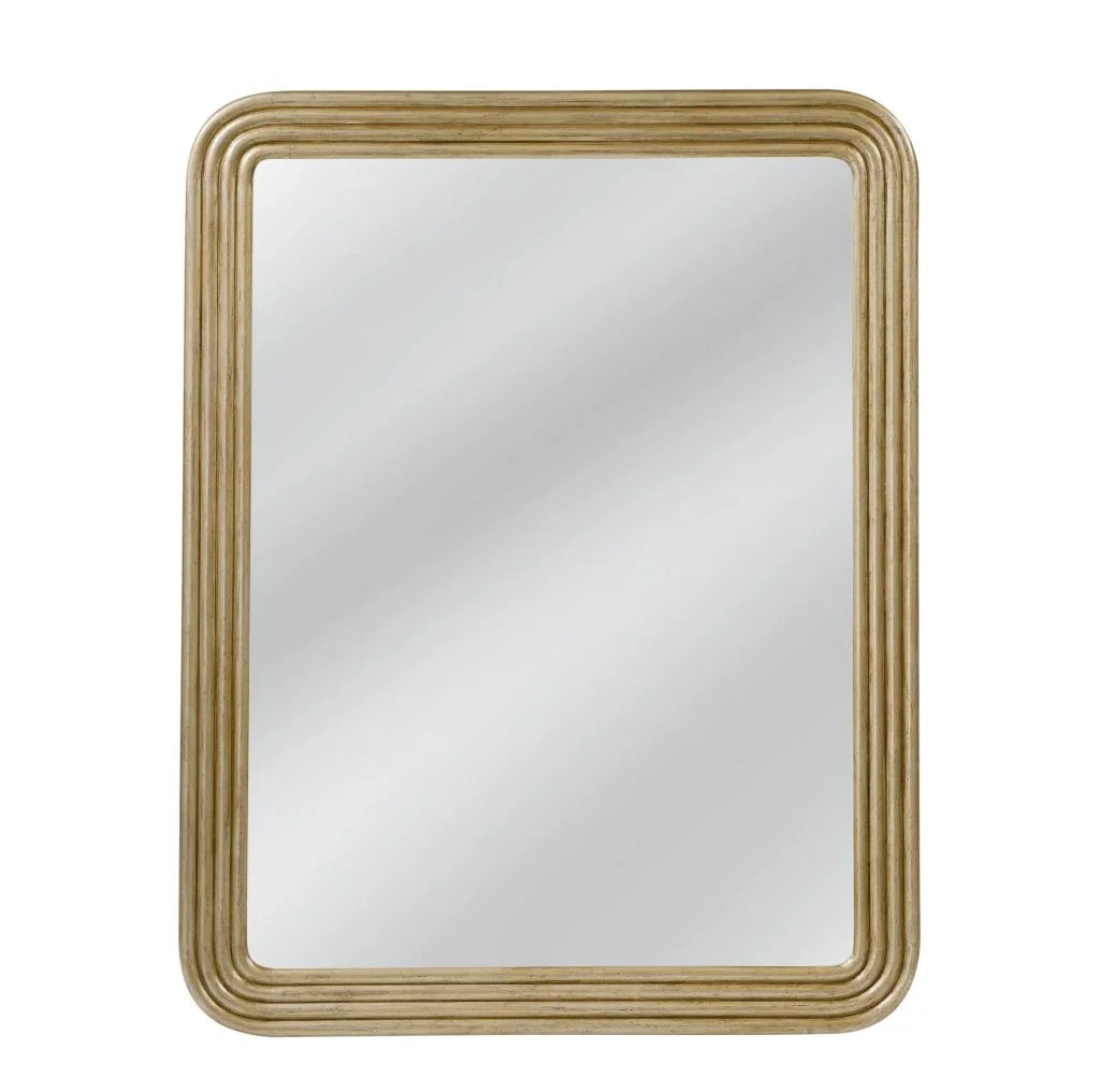Gold Leaf Carved Wall Mirror 44x56 | LOOMLAN