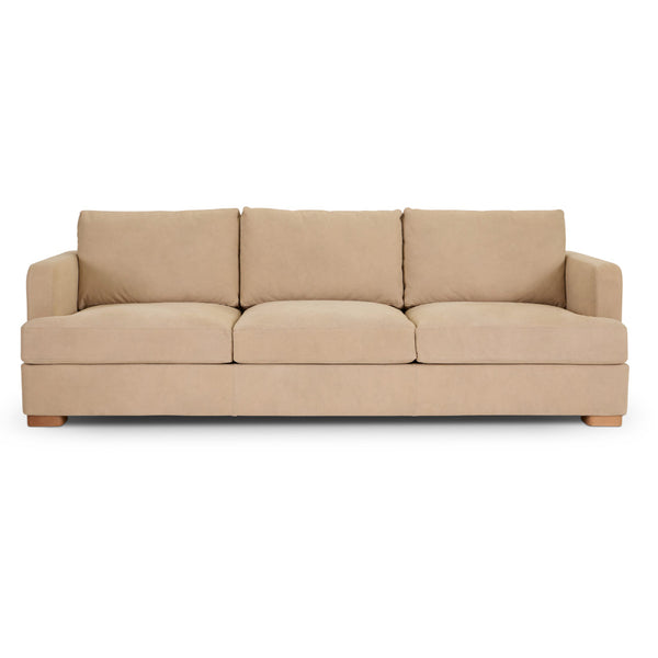 Ynez High Quality Leather Sofa Made to Order-Sofas & Loveseats-One For Victory-LOOMLAN