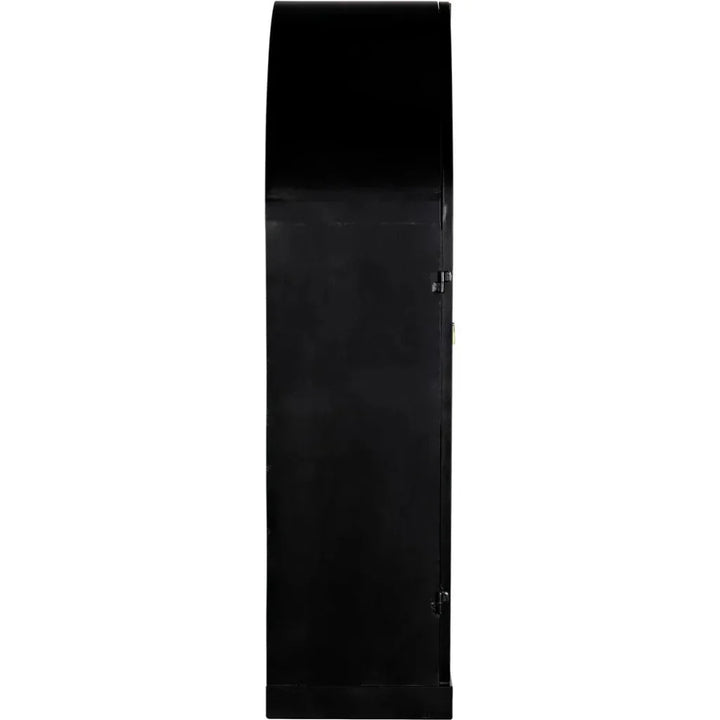 Yoke Hutch Black Curio Buffet Glass Doors Cabinet - LOOMLAN - Noir - Buffets & Curios