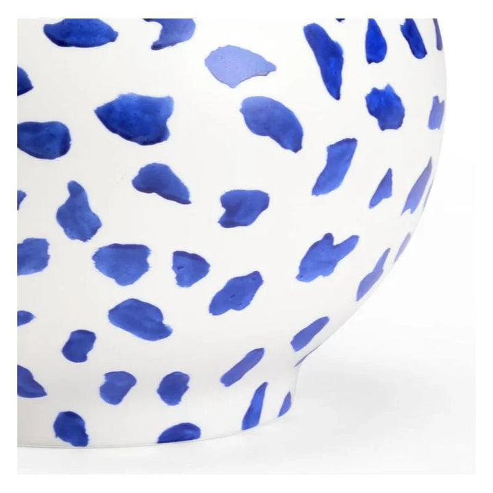 Yokohama Blue Ceramic Vase - LOOMLAN - Chelsea House - Vases & Jars