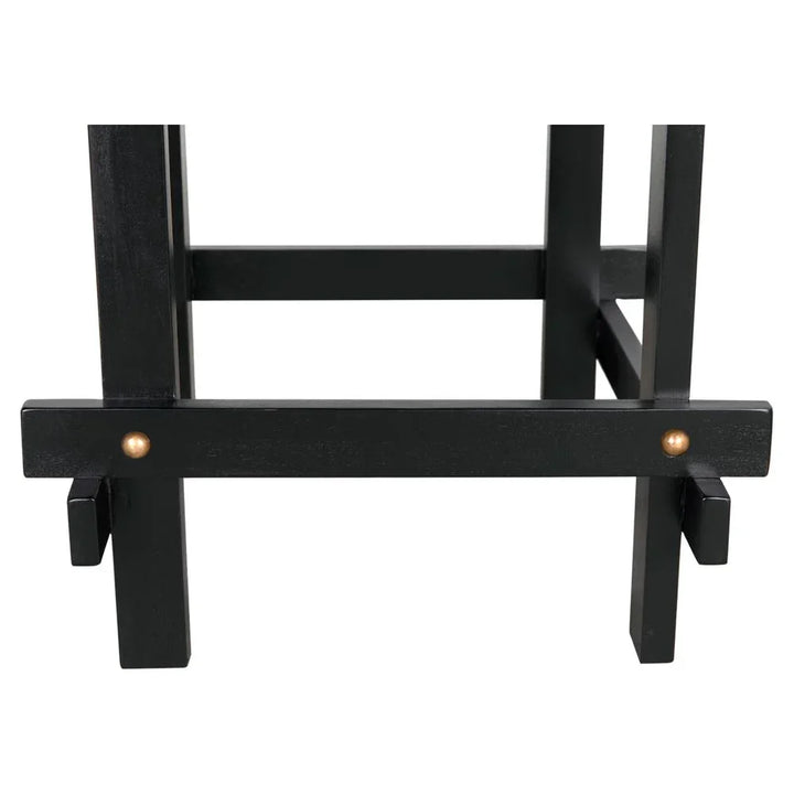 Yokosuka Wooden Square Side Table - LOOMLAN - Noir - Side Tables