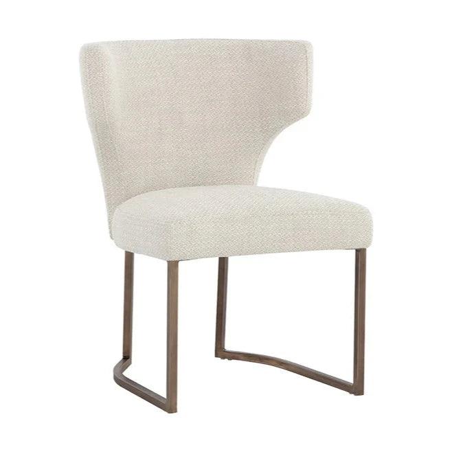 Yorkville Fabric Armless Dining Chair