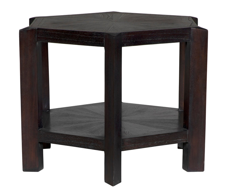 Yuhuda Large Side Table, Sombre Finish-Side Tables-Noir-LOOMLAN