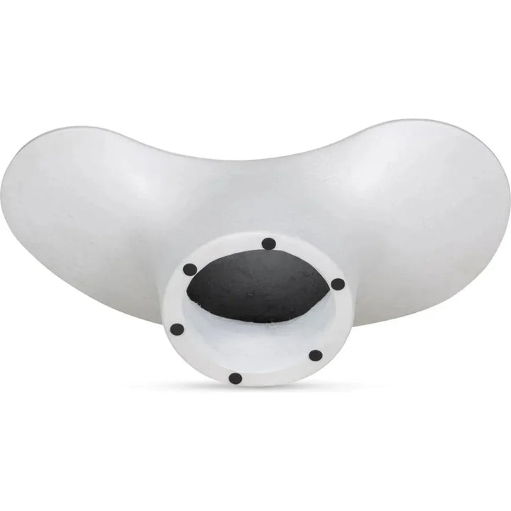 Yumi Concrete Outdoor Oval Coffee Table-Outdoor Coffee Tables-Moe's Home-LOOMLAN