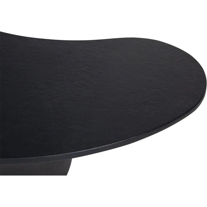 Yumi Concrete Outdoor Oval Coffee Table-Outdoor Coffee Tables-Moe's Home-LOOMLAN