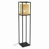 Yves Floor Lamp Gold & Black Floor Lamps LOOMLAN By Zuo Modern