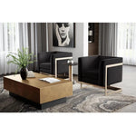 Yvette Leather BoldArmchair