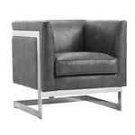 Yvette Leather BoldArmchair