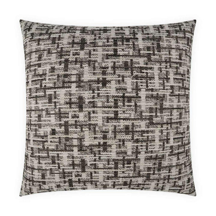 Zahwe Hamdmade Grey Outdoor Pillow-Outdoor Pillows-D.V. Kap-Square-LOOMLAN