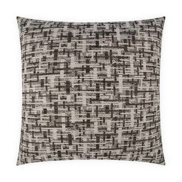 Zahwe Hamdmade Grey Outdoor Pillow-Outdoor Pillows-D.V. Kap-Square-LOOMLAN