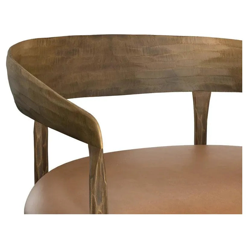 Zanatta Leather Barstool