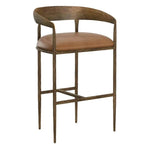 Zanatta Leather Barstool