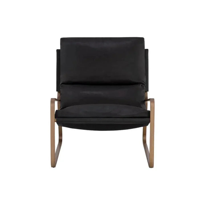 Zancor Leather Lounge Chair - LOOMLAN - SUNPAN - Accent Chairs