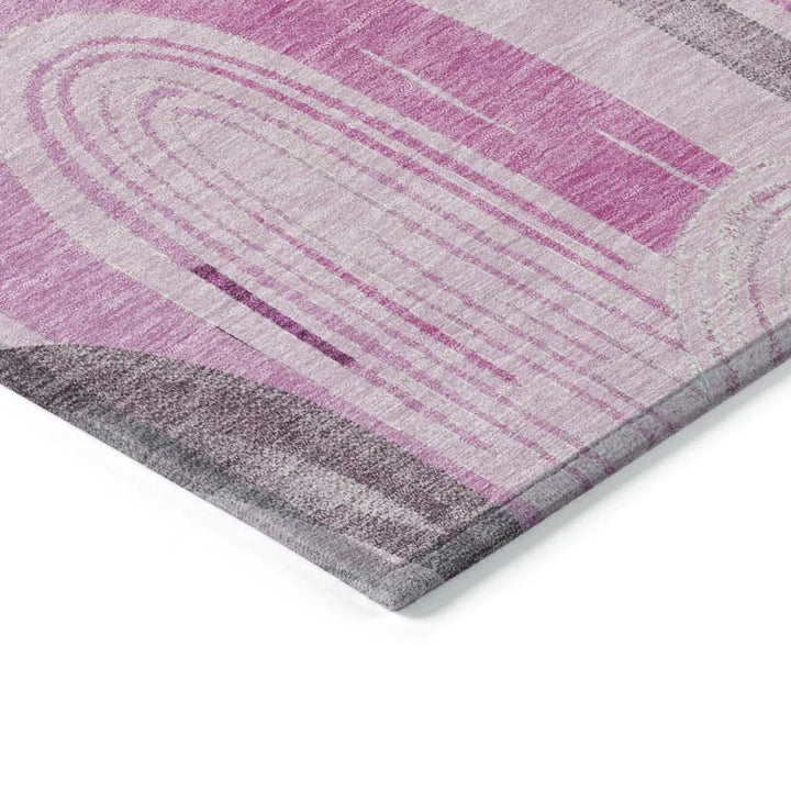 Zaralith Pink Washable Indoor - Outdoor Rug - LOOMLAN - LOOMLAN Rugs - Outdoor Rugs