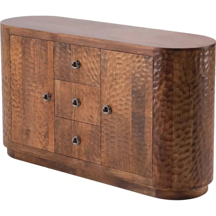 Elodie Wooden 2 Door with 3 Drawer Sideboard - LOOMLAN - LOOMLAN - Sideboards