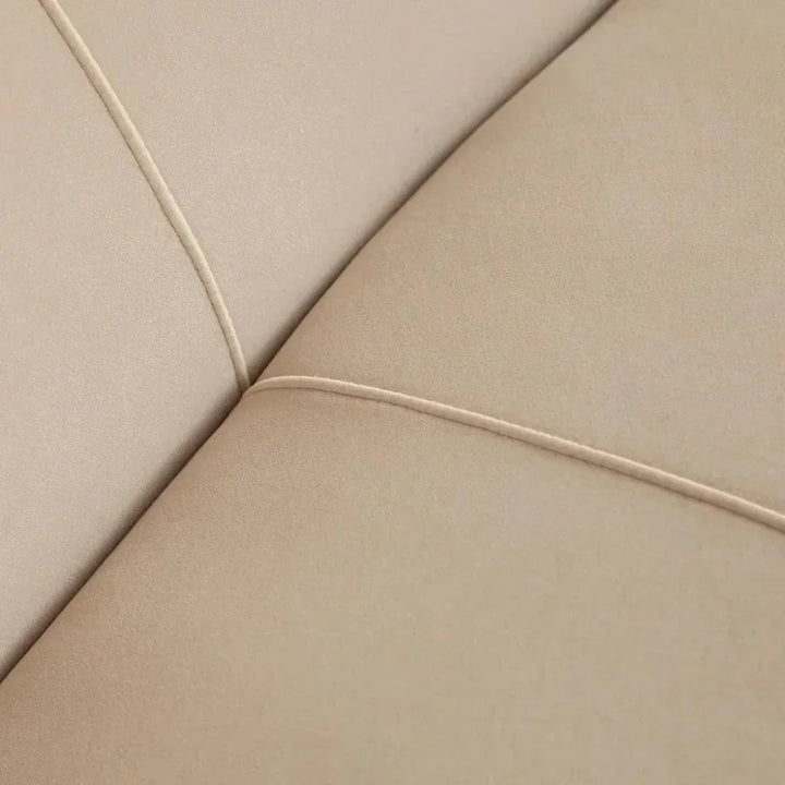 Zelda LF Curved Light Camel Performance Velvet Chaise - LOOMLAN - Diamond Sofa - Chaises