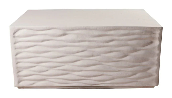 Zen Ceramic Rectangular Patio Coffee Table-Outdoor Coffee Tables-Seasonal Living-LOOMLAN