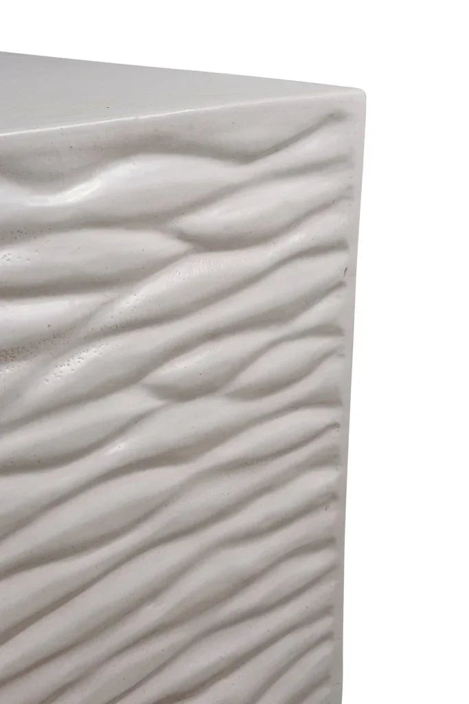 Zen Ceramic Square Garden Stool-Garden Stools-Seasonal Living-LOOMLAN