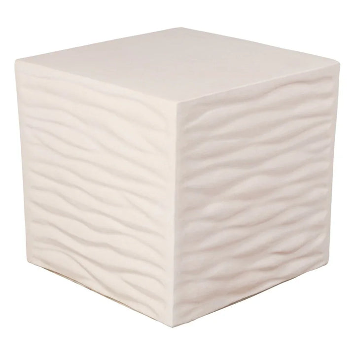 Zen Glazed Ceramic Garden Stool-Garden Stools-Seasonal Living-Linen Semi-Gloss-LOOMLAN