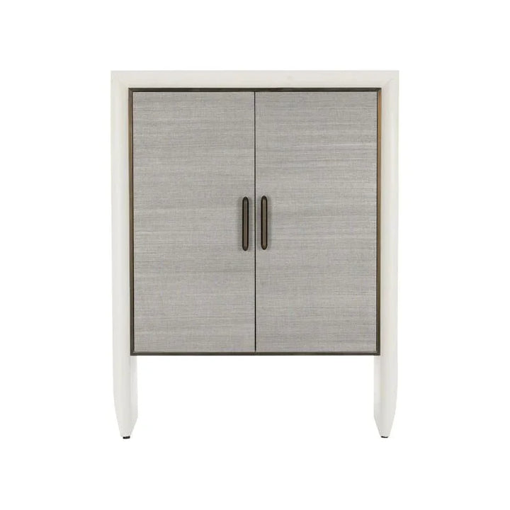 Zep Wooden Framed White Cabinet - LOOMLAN - Wildwood - Accent Cabinets