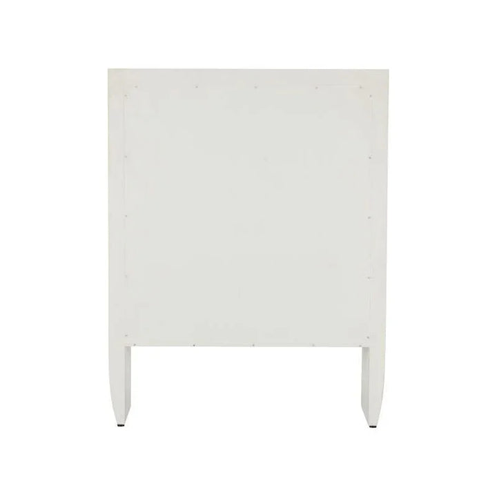 Zep Wooden Framed White Cabinet - LOOMLAN - Wildwood - Accent Cabinets